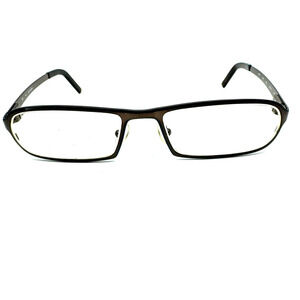JAI KUDO (1078) 492 Dark‎ Brown/Blue Polished Eyeglasses Frame 55-17-140 H1115